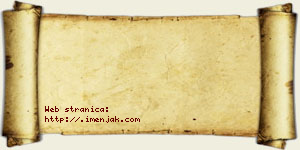 Jovanka Vasiljković vizit kartica